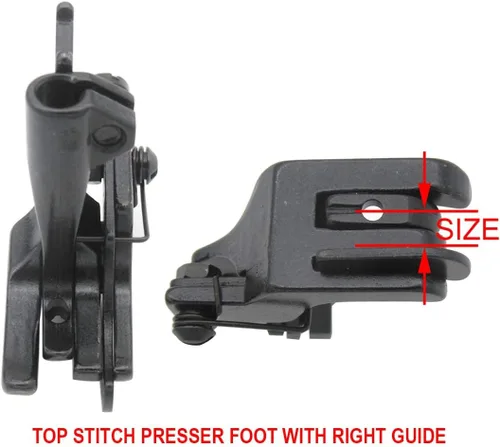 Vista 7 de CKPSMS Marca – Compatible con/repuesto para la marca JUKI DNU-1541 Singer marca CONSEW 206RB 225 226 226R 6Sets pies para caminar con borde