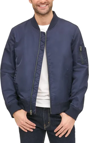 Vista 28 de Levi's MA-1 Flight chamarra satinada sin relleno para hombre