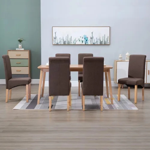 Vista 9 de Dining Chairs 2 Pcs Black Fabric,Living Room Dining Chairs,Counter Dining Chairs Suitable for Daily Dining Or Special Events Such As Meetings