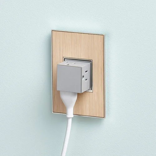 Vista 7 de Legrand adorne ARPTR151GG2WP - Toma de corriente emergente de 1 banda de 15 amperios en grafito con placa de pared a juego, ARPTR151GG2WP