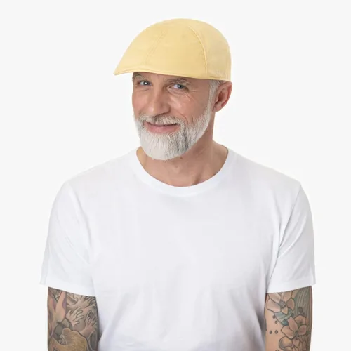 Vista 3 de Stetson Texas Sun Protection - Gorra plana para hombre Negro