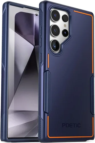 Vista 11 de Poetic Neon Series - Funda compatible con Galaxy S24 Ultra 5G de 6.8 pulgadas, doble capa, resistente, resistente, ligera, delgada, a prueba de Negro