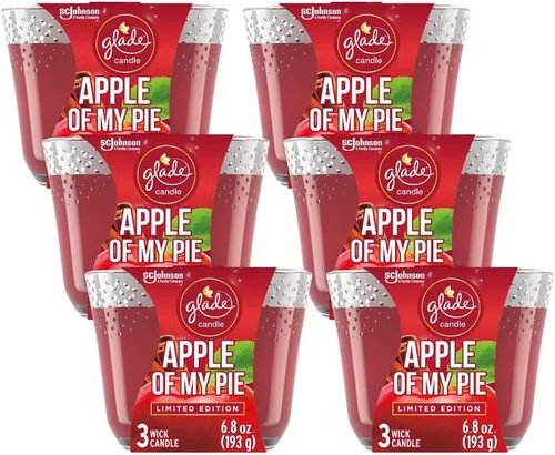 Vista 8 de Glade Candle, Apple of My Pie 6.8 onzas (paquete de 2)