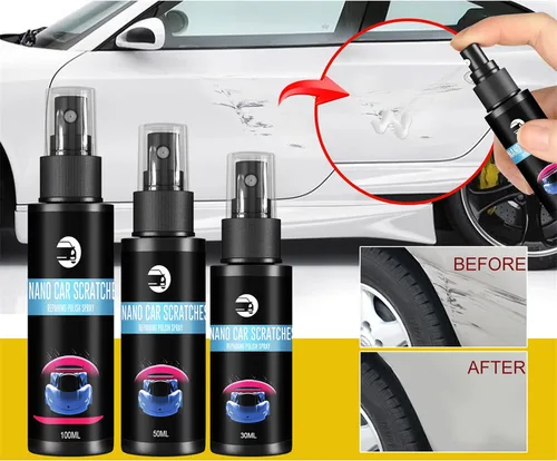 Vista 4 de Aerosol de reparación de arañazos de automóvil de 3.4 fl oz, reparación de arañazos de automóvil, nano aerosol de reparación de arañazos (1 unidad)
