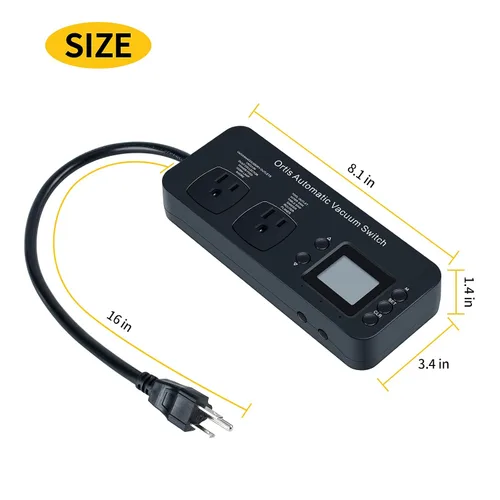Vista 6 de Interruptor automático para aspiradoras para herramientas eléctricas, Ortis Control de Polvo Autoswitch Retrasa la Conexión/Desconexión