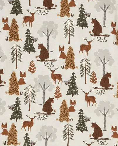 Vista 2 de The Children's Place Pijama de Navidad unisex para bebé, algodón