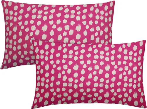 Vista 86 de Sweetshow Juego de 2 fundas de almohada de 16 x 16 pulgadas, diseño bohemio, con diseño de lunares, moderno y moderno, para exteriores, decorativas
