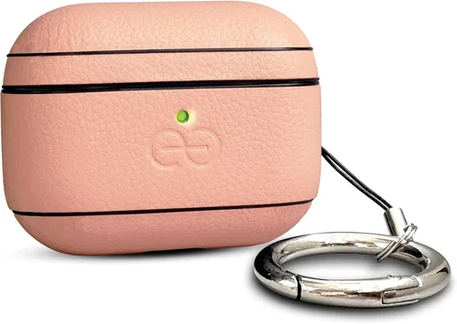 Vista 81 de Dreem Om - Funda para estuche con clip para llavero compatible con AirPods 1 y 2, funda de cuero vegano para Airpods para hombres y mujeres, Negro