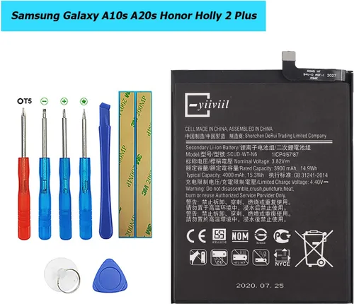 Vista 3 de Batería Scud-WT-N6 compatible con Galaxy A10s SM-A107F A20s SM-A207F Honor Holly 2 Plus A2070 con herramientas