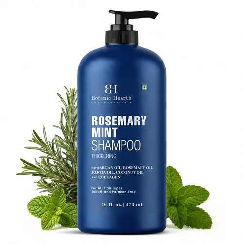 Vista 10 de Botanic Hearth Champú de Aloe Vera Infundido con Bergamota y Proteína Vegana Champú Clarificante para Hidratar, Suavizar y Fortalecer el Cabello