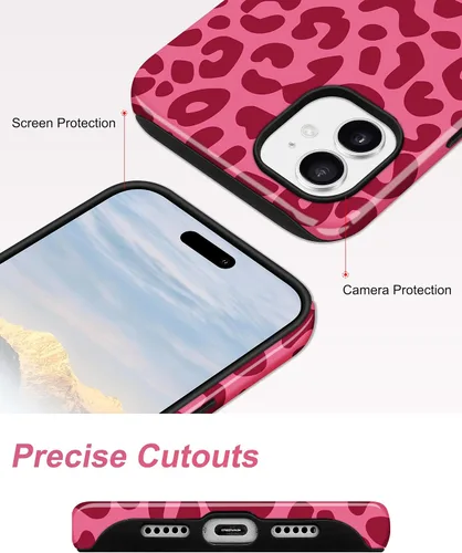 Vista 327 de Jusy Funda compatible con MagSafe con estampado de caparazón de tortuga marrón para iPhone 7/8/SE, cubierta protectora de TPU suave magnética