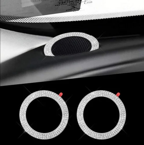 Vista 13 de Adecuado para Jaguar auto XF XE F-PACE Accesorios brillantes, botón de estacionamiento electrónico, perilla de control de engranajes, juego