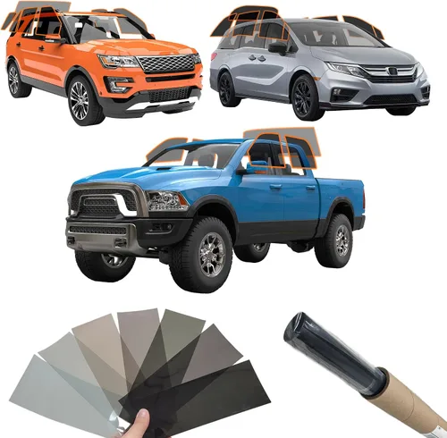 Vista 28 de MotoShield Pro – Tinte de cerámica de calidad superior, precortado, para todos los vehículos con control de calor superior, bloquea el 99% de rayos