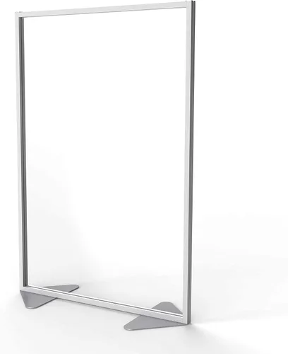 Vista 7 de Ghent Divisor de privacidad para división de habitación, tablero de vinilo de doble cara con marco de aluminio y relleno de panel completo