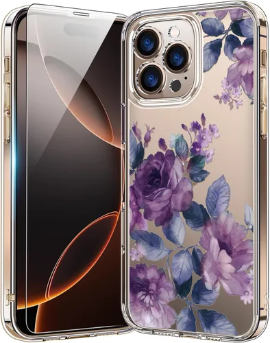 Vista 39 de bicol - Funda protectora a prueba de golpes para iPhone 15 Plus, funda delgada de acrílico transparente y diseños modernos para niña y mujer, 6.7