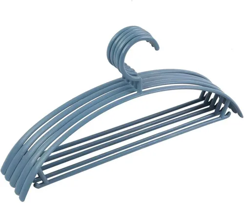 Vista 4 de Perchas de ropa, perchas para suéteres, perchas de armario, perchas resistentes, perchas de ropa antideslizantes, 10 piezas antideslizantes