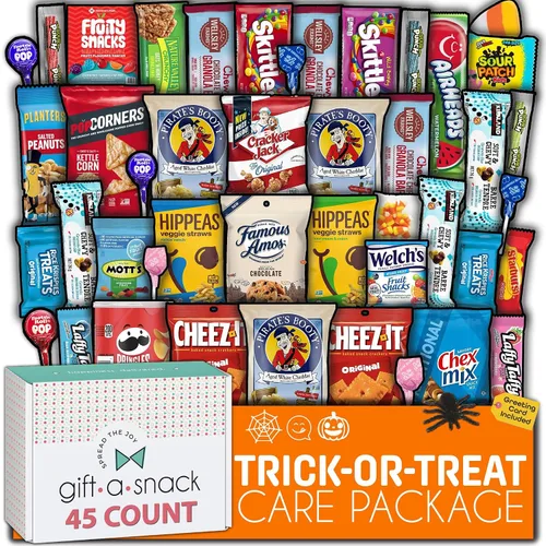 Vista 34 de Gift A Snack - Caja de aperitivos paquete variado de dulces + tarjeta