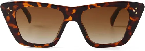 Vista 3 de GIFIORE Gafas de sol retro vintage con diseño de ojo de gato para mujer, gafas de sol para mujer, gafas de sol UV400
