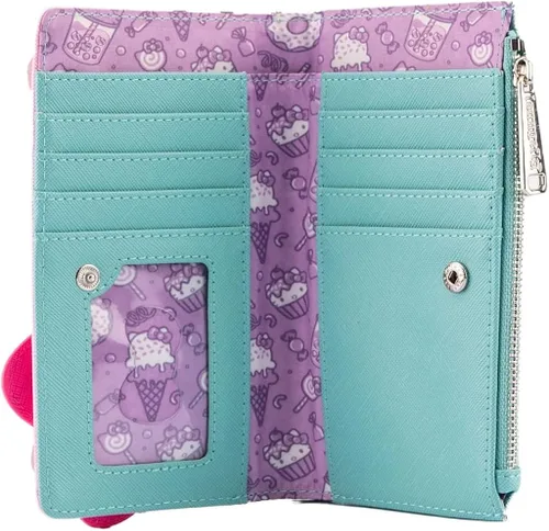 Vista 3 de Loungefly Sanrio Hello Kitty - Cartera de piel sintética con solapa Multi