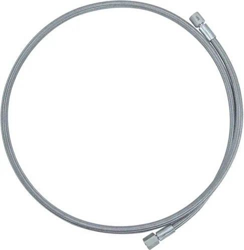 Vista 5 de HFS (R) Manguera trenzada de acero inoxidable SAE hembra de 1/4 de pulgada de longitud, con forro de PTFE, 2000PSI (48 pulgadas)