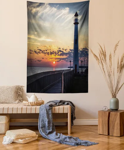 Vista 42 de Lunarable Tapiz mexicano, tema de cultura latinoamericana, sombrero de paja, manta de serape de Maracas, decoración de tela para colgar en la pared