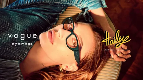 Vista 6 de Vogue Eyewear Women's Hailey Bieber Collection Vo5439 Cat Eye Prescription Eyewear Frames