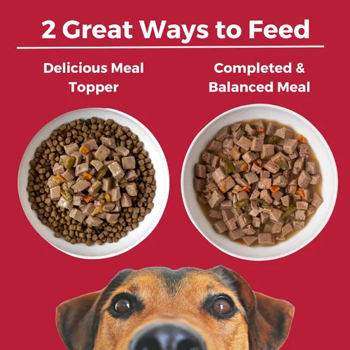 Vista 5 de KOHA Lone Star - Estofado de pechuga para perros con carne de res, fabricado en los Estados Unidos