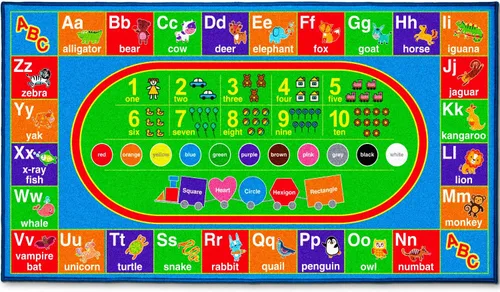 Vista 8 de ToyVelt Alfombra de Juego para Niños - Mediano 43" x 26" Tapete Educativo de Tráfico de Carreteras de la Ciudad para Niños de 3 a 12 Años - Alfombra