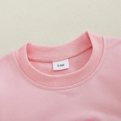 Vista 49 de Sudadera con cuello redondo para el día de San Valentín para bebé, niña, niño, para el día de San Valentín