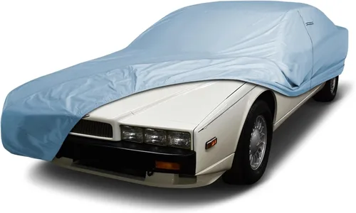 Vista 33 de iCarCover Funda de automóvil personalizada de alta calidad para Aston Martin V8 1972-1989, resistente, impermeable, para todo tipo de clima, lluvia