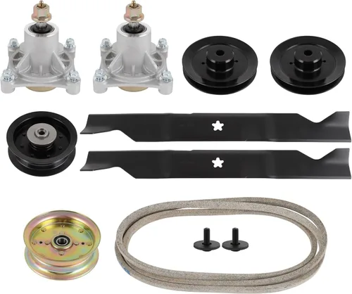 Vista 38 de SCITOO Kit de reconstrucción de cubierta, 42 piezas de cubierta de cortacésped compatible con Poulan Pro PP19A42 PB185A42 PB195H42LT PB20H42YT, 1