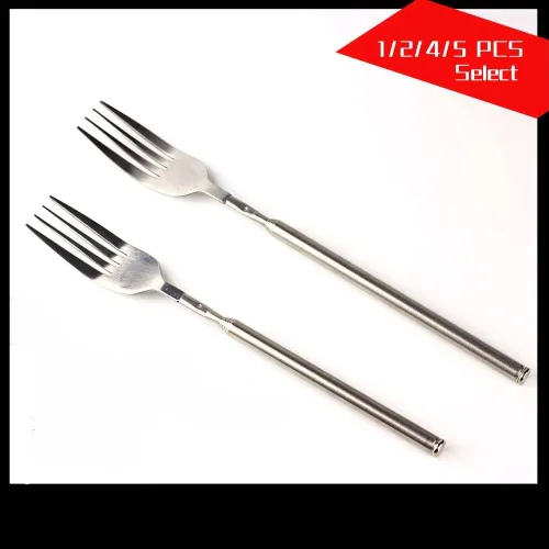 Vista 6 de Cena familiar para barbacoas, cenas, postres, salchichas, perros calientes, verduras, etc. Ajustable de 22,1 a 25.4 in, resistente y de acero