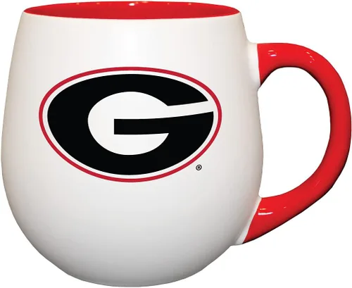 Vista 11 de RFSJ Auburn - Taza de cerámica de bienvenida de 18 onzas, blanco, azul marino, naranja