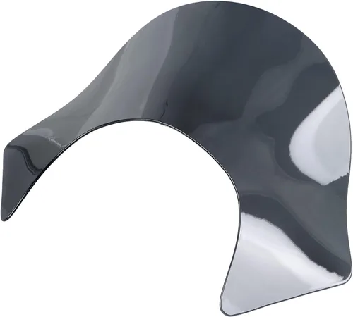 Vista 2 de Parabrisas de carenado de labio ahumado compatible con Harley Dyna Sportster Softail