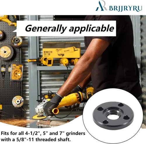 Vista 5 de N134467 Brida de orificio hexagonal compatible con amoladora angular DeWalt 636226-00 193465-4 224399-1 224568-4 (4 piezas)