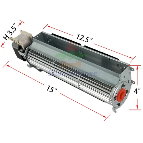 Vista 3 de Kit de piezas DN123 BK GA3650 GA3650B GA3700 GA3700A GA3750 GA3750A Kit de ventilador de chimenea Rotom