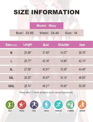 Vista 6 de Misyula - Camisetas de golf para mujer, con cremallera de 14, protección solar, secado rápido, tenis, correr, atletismo, entrenamiento