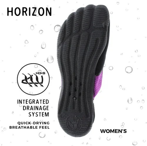 Vista 5 de Body Glove Zapatos de agua para mujer (lago, aeróbicos, natación, deportes acuáticos, playa, zapatos de agua para mujer), zapatos de agua negros