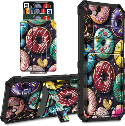 Vista 27 de Para Samsung Galaxy A03S Funda Para Teléfono Galaxy A03S Funda Billetera Con Titular De Tarjeta De Crédito Y Soporte De Doble Capa De PC Duro Funda