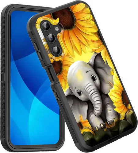 Vista 85 de Funda para Galaxy A14 5G, a prueba de golpes, 3 capas, protección de cuerpo completo, resistente, de alto impacto, para Samsung Galaxy A14 5G de 6.6