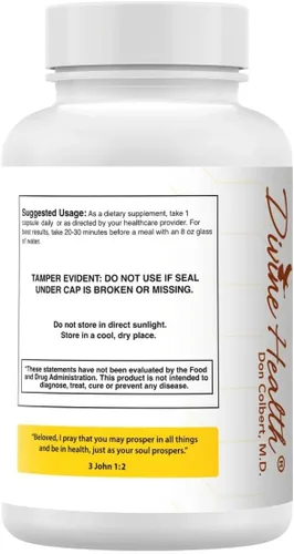 Vista 3 de Cúrcuma de alta potencia del Dr. Colbert con bioperina 60 cápsulas 500 mg extracto de raíz de cúrcuma