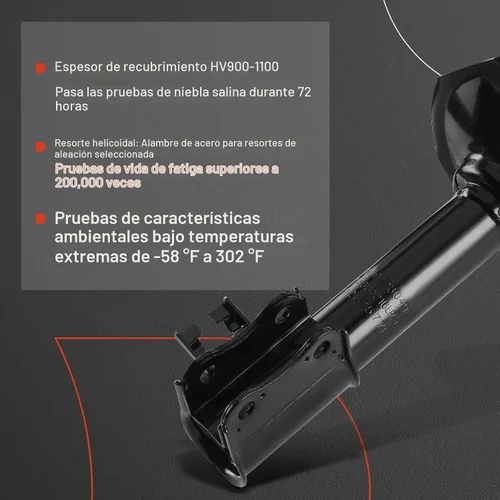 Vista 4 de A-Premium Puntal trasero con muelle helicoidal compatible con Suzuki