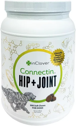 Vista 11 de InClover Connectin Suplemento natural para cadera y articulaciones para gatos con glucosamina, condroitina y ácido hialurónico, polvo
