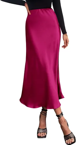 Vista 15 de BTFBM Faldas largas para mujer, trajes de otoño 2026 Azul marino