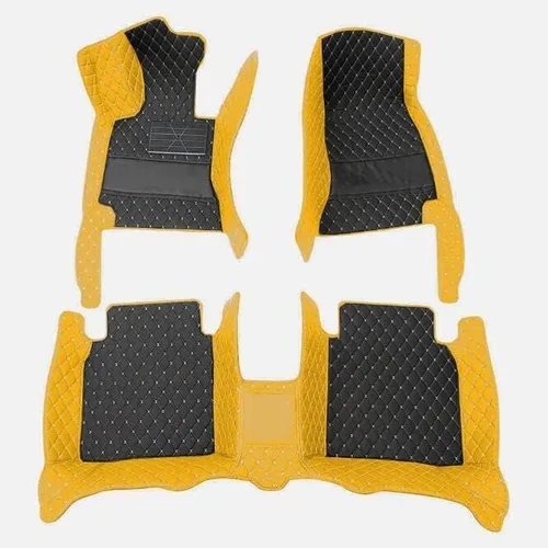 Vista 25 de Tapetes de automóvil personalizados para el 99% de modelos de vehículos, cuero, tapicería completa, color beige, rojo, rosa, azul, púrpura