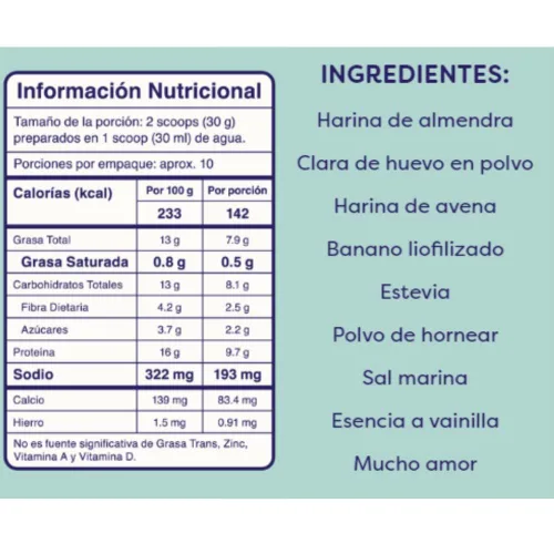 Vista 2 de waffles a base de almendras Para Nice Pancakes Mix (paquete de 2) con sabor a vainilla gofres sin gluten y sin azúcar añadido. Funciona con waflera