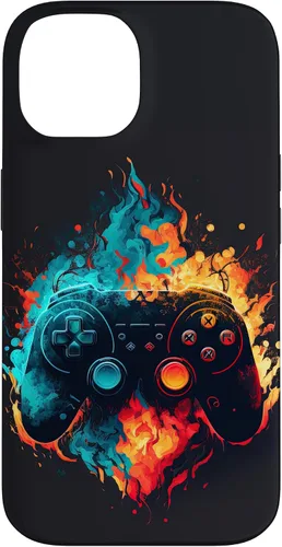 Vista 4 de Controlador de videojuegos para iPhone 16 Gamer para un divertido estuche para adolescentes y niñas