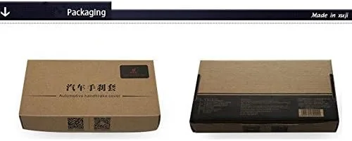 Vista 4 de JI - Funda para freno de mano de piel auténtica para SsangYong Korando