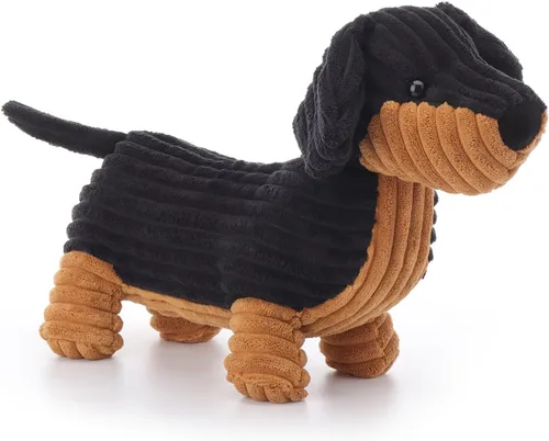 Vista 11 de Apricot Lamb Henry Dachshund - Animales de peluche para niños, suaves y lindos juguetes de peluche para bebé niña y niño, 10.6 pulgadas