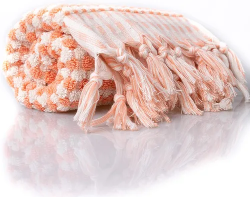 Vista 16 de Toallas de mano de algodón turco orgánico para baño, de gran tamaño, 70.00 x 35.00 pulgadas, toallas grandes de felpa suave y altamente absorbentes